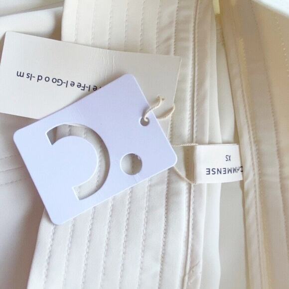 Commense Wrap Skirt Womens Size XS Cream Side Slit REVOLVE Brand NEW Flawed - Picture 7 of 16